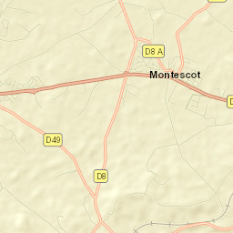 Montescot Street Map