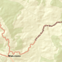 Manciano Street Map
