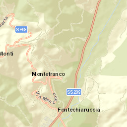 Montefranco Street Map
