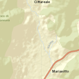 Cittareale Street Map