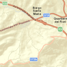 Borgo Santa Maria Immacolata Street Map