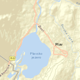 Plav Street Map