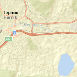 Pernik Street Map