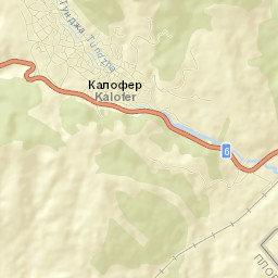 Kalofer Street Map
