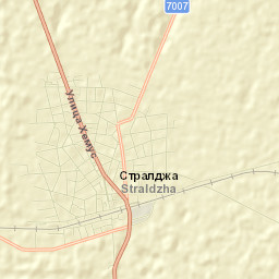 Straldzha Street Map