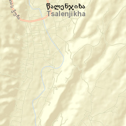 Tsalenjikha Street Map