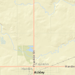 Ackley Street Map