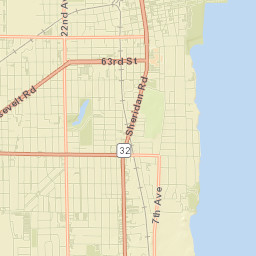 Kenosha County Street Map