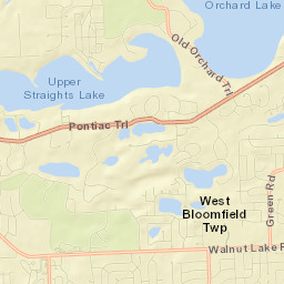 West Bloomfield Township Street Map