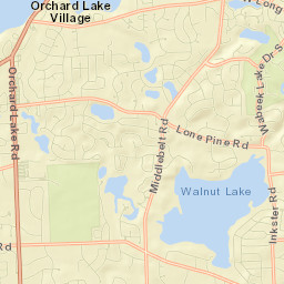 Orchard Lake Street Map