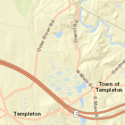 Templeton Street Map