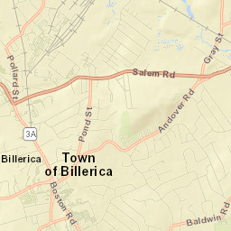 Billerica Street Map
