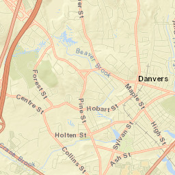 Danvers Street Map