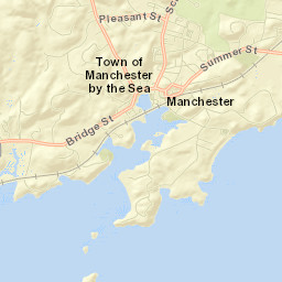 Manchester-by-the-Sea Street Map