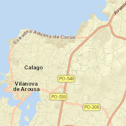 Vilaxoán Street Map