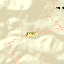 Corullón Street Map