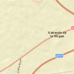 Valverde de la Virgen Street Map
