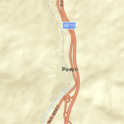 Pueyo Street Map
