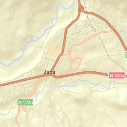 Jaca Street Map