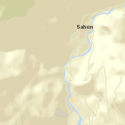 Sahún Street Map