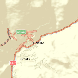 Canillo Street Map
