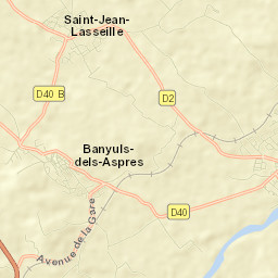 Banyuls-dels-Aspres Street Map