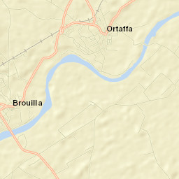 Ortaffa Street Map
