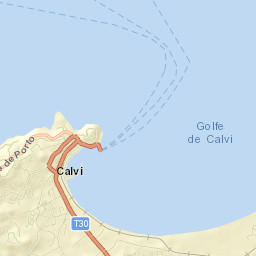 Calvi Street Map