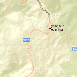 Lugnano in Teverina Street Map