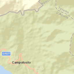 Campotosto Street Map