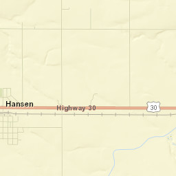 Hansen Street Map