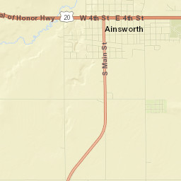 Ainsworth Street Map
