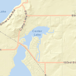 Camp Lake Street Map