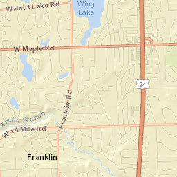 Franklin Street Map