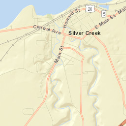 Silver Creek Street Map