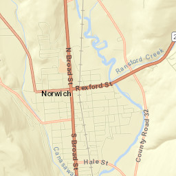 Norwich Street Map