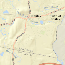 Shirley Street Map