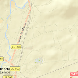 Monforte de Lemos Street Map