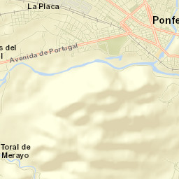 Ponferrada Street Map