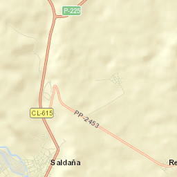 Saldaña Street Map