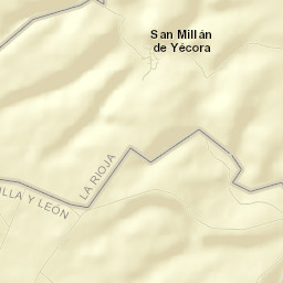 San Millán de Yécora Street Map