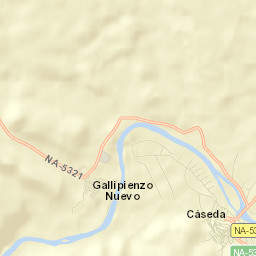 Cáseda Street Map