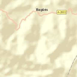 Bagüés Street Map