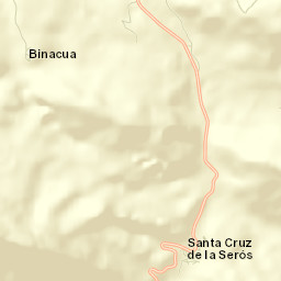 Santa Cruz de la Serós Street Map