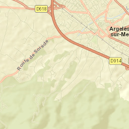 Argelers Street Map