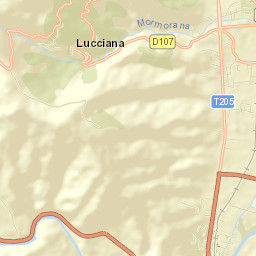 Lucciana Street Map