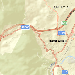 Narni Scalo Street Map