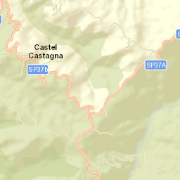 Castel Castagna Street Map