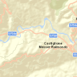 Castiglione Messer Raimondo Street Map