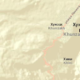 Khunzakh Street Map
